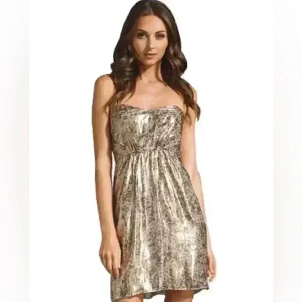Shoshanna Metalic‎ Party dress